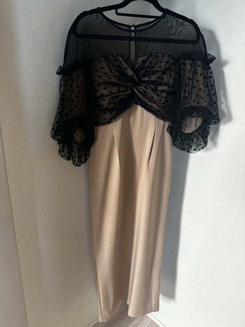 フロッキードットワンピース