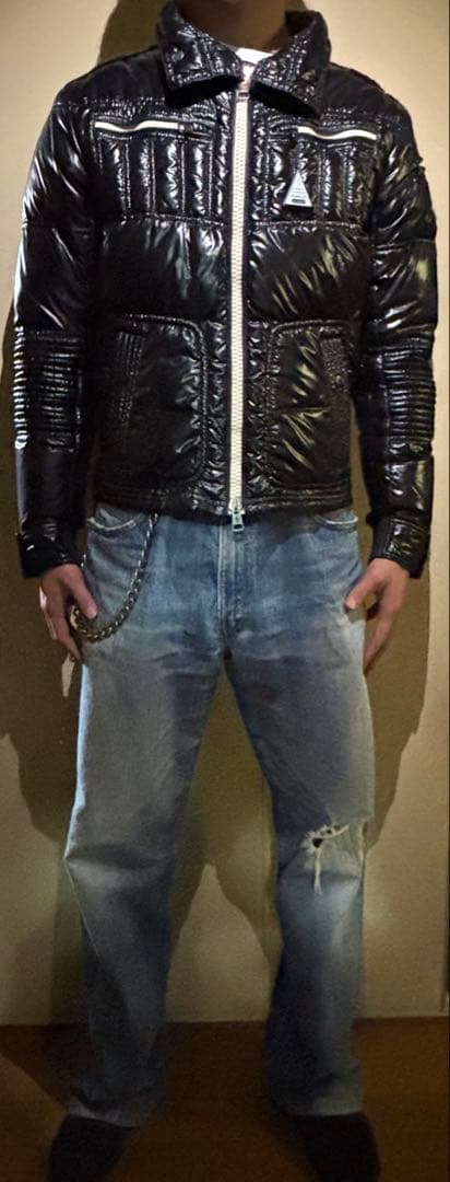 正規品MONCLER ブラック ダウンジャケット