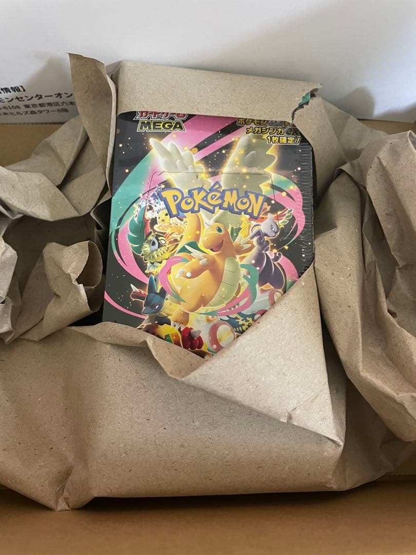 ポケモンカードゲーム MEGAドリームEXパック BOX シュリンク付き