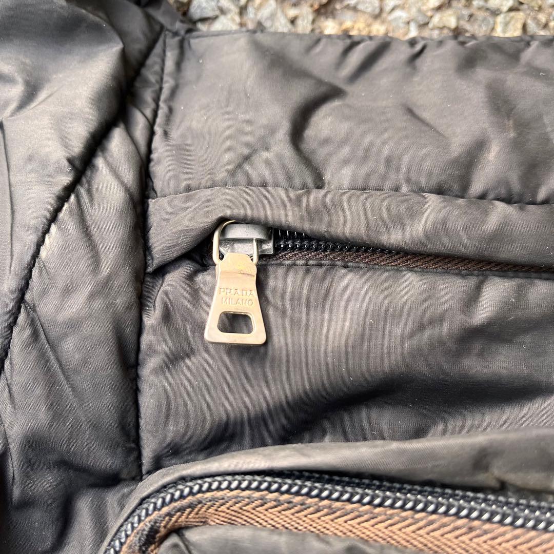 90s PRADA SPORT ショルダーバッグ ブラック/グレー アーカイブ