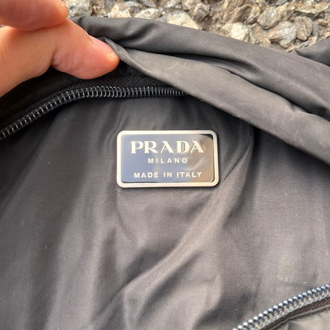 90s PRADA SPORT ショルダーバッグ ブラック/グレー アーカイブ