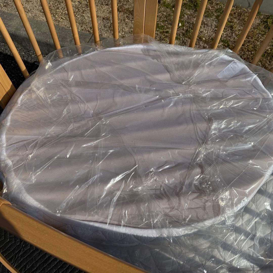 ② ストッケ スリーピー ベビーベッド 木製 ナチュラル V2