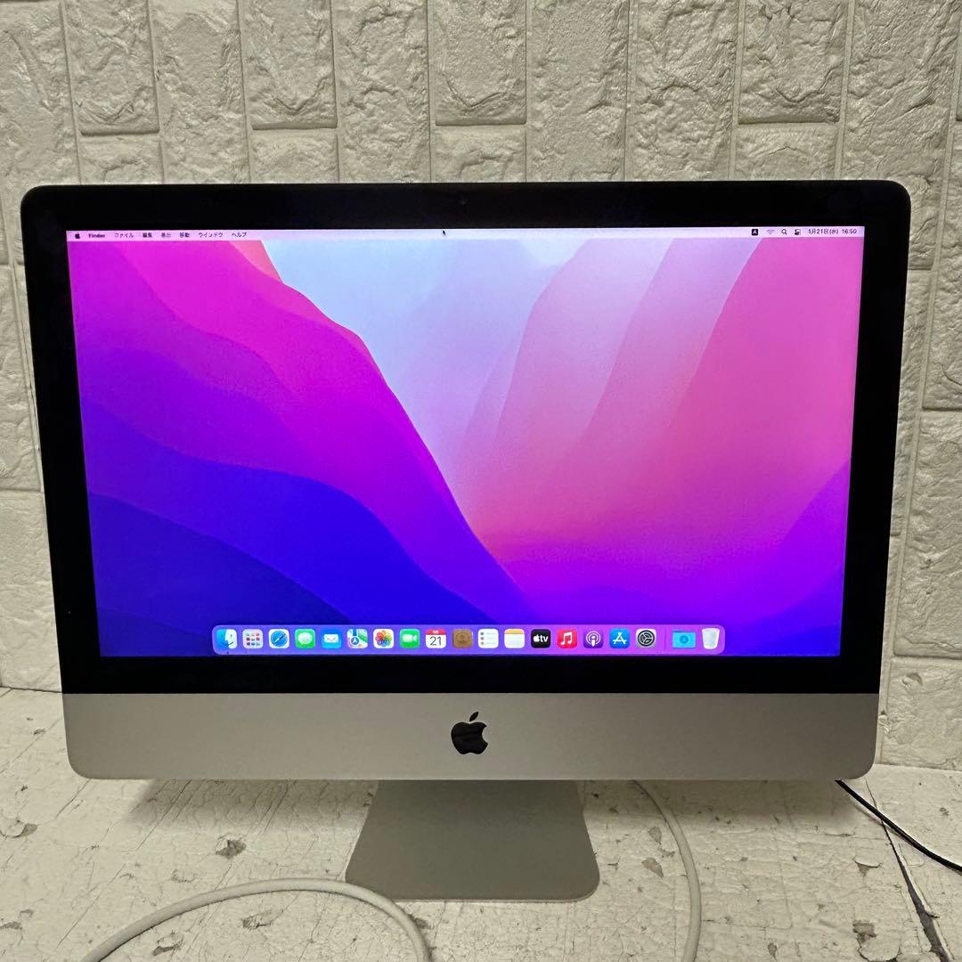 Macデスクトップ Apple iMac 21.5-inch Late 2015 MK442J/A