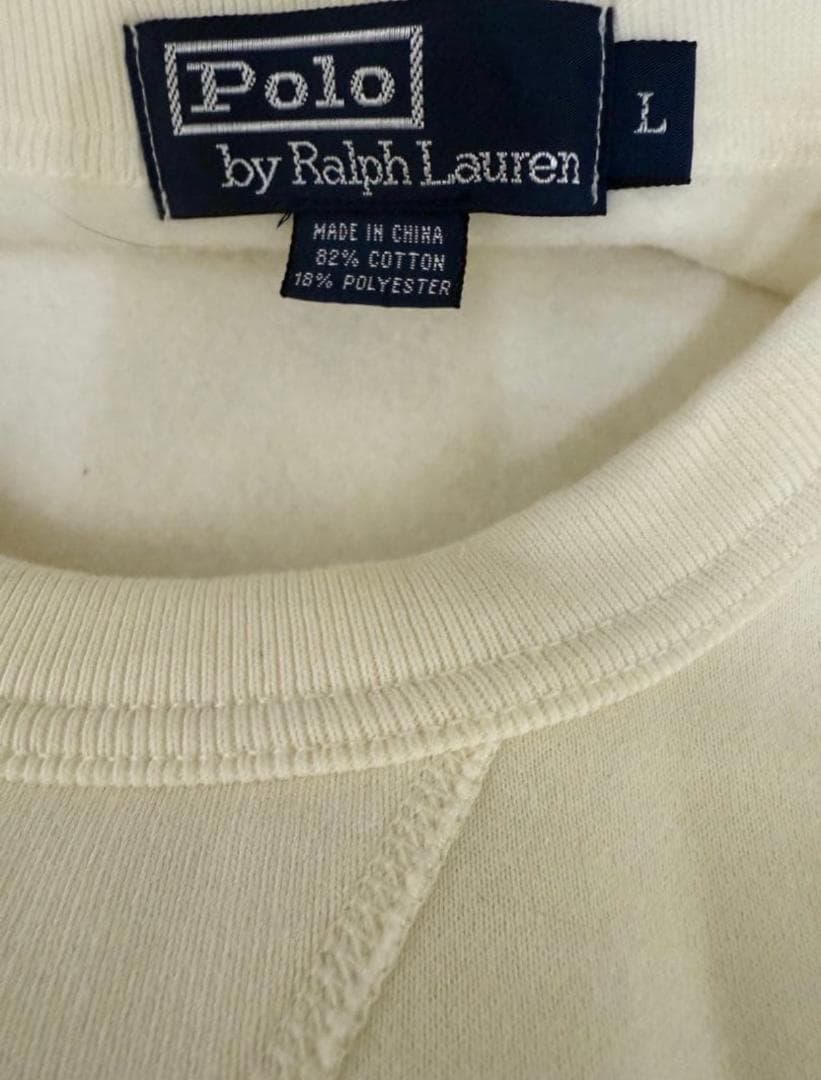 希少 アクティ21期 ポロラルフローレン スウェット L ボックスシルエット
