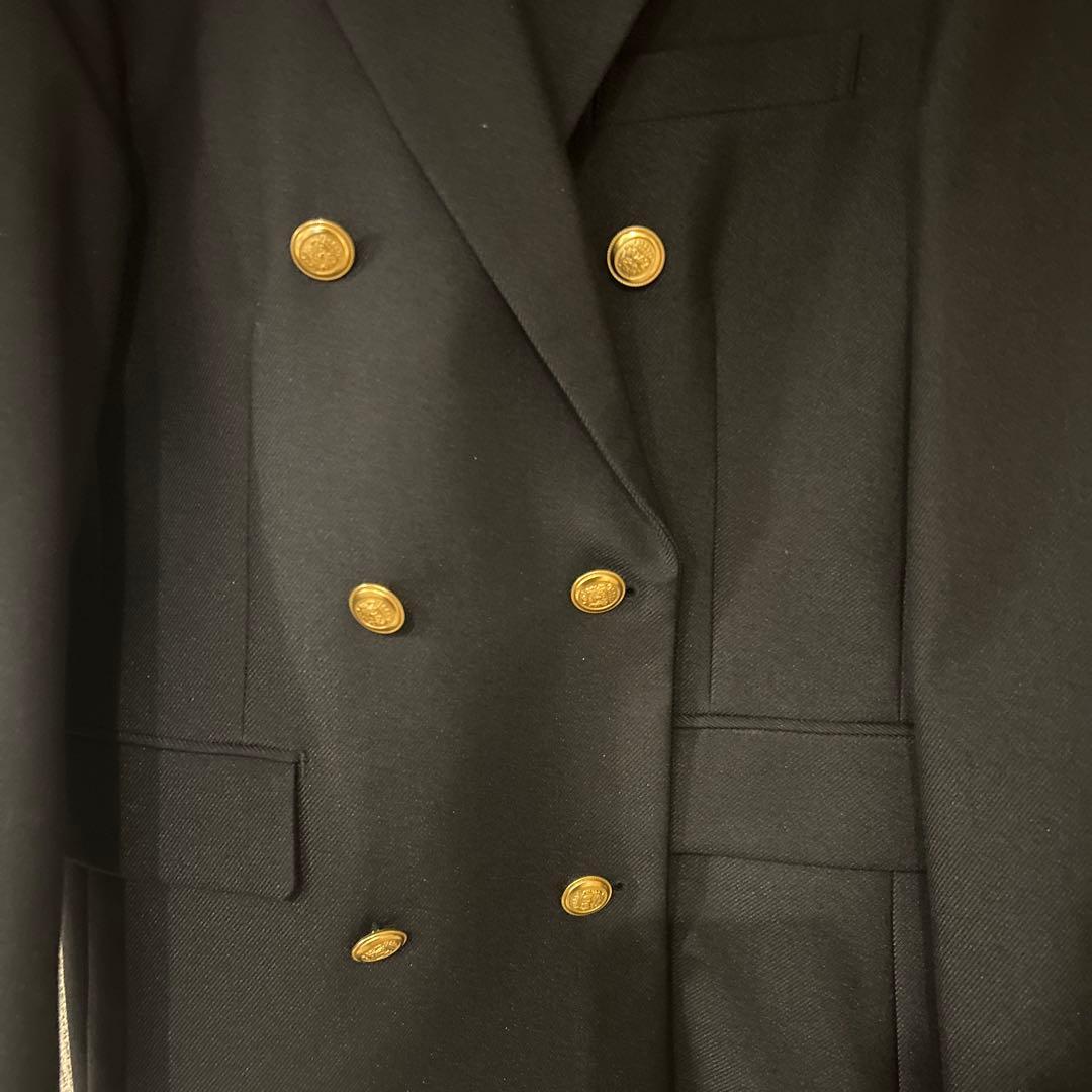 ジャーナルスタンダードレリューム　ダブルブレストジャケット　紺ブレ　金ボタン