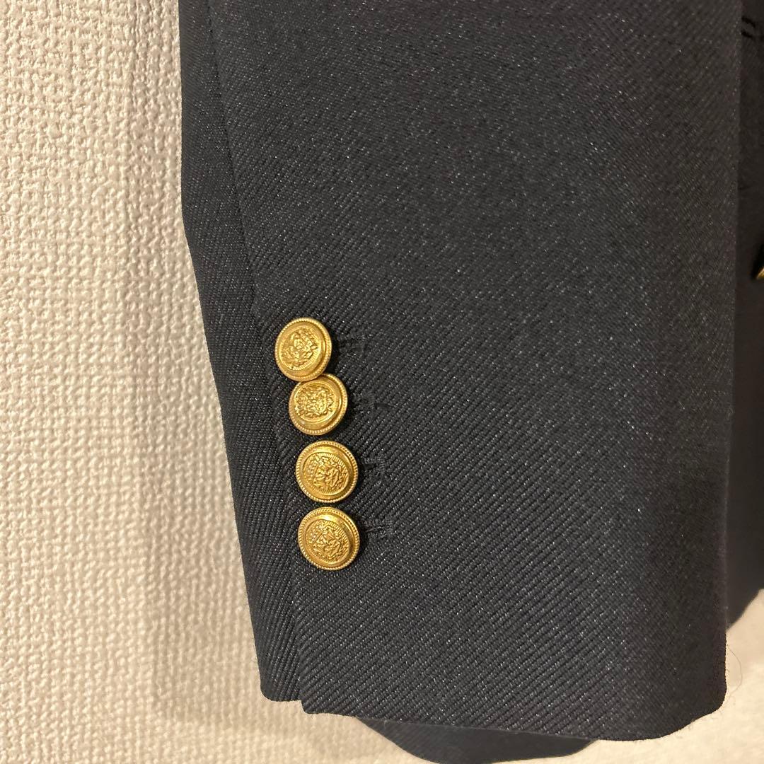 ジャーナルスタンダードレリューム　ダブルブレストジャケット　紺ブレ　金ボタン