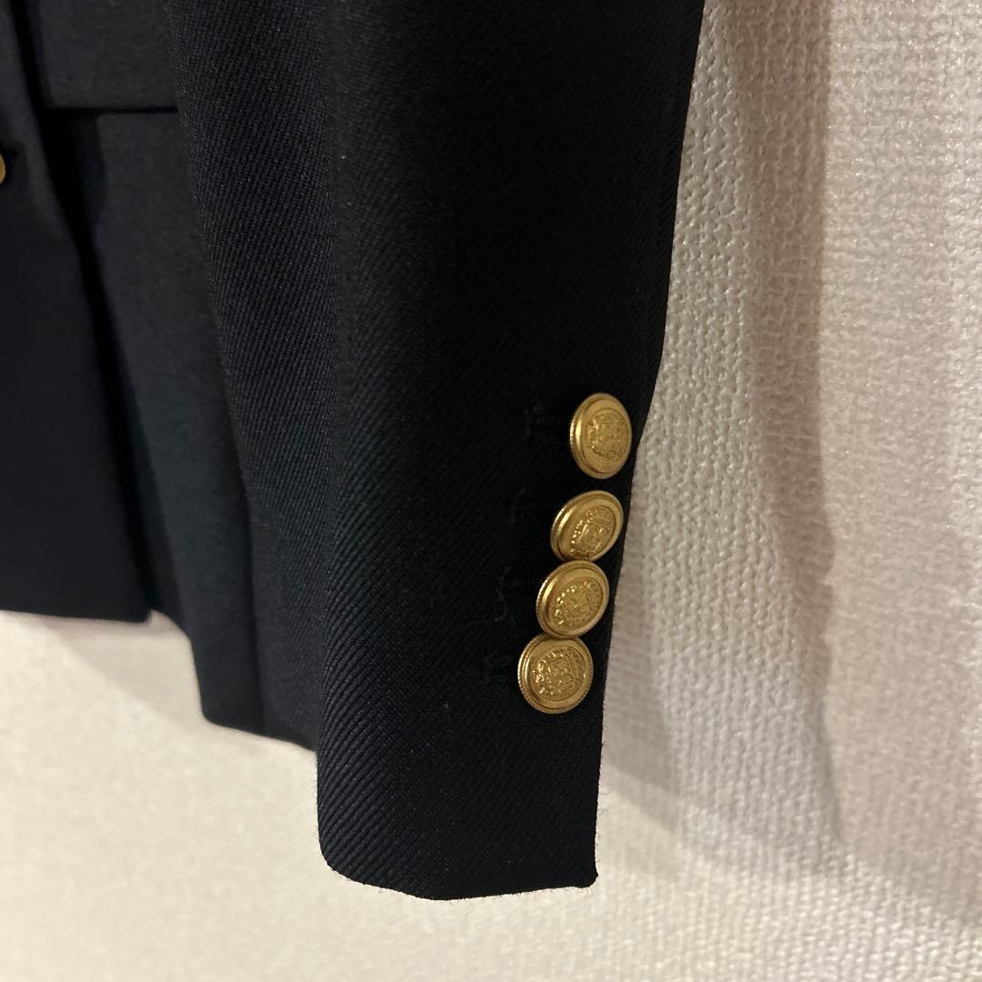 ジャーナルスタンダードレリューム　ダブルブレストジャケット　紺ブレ　金ボタン