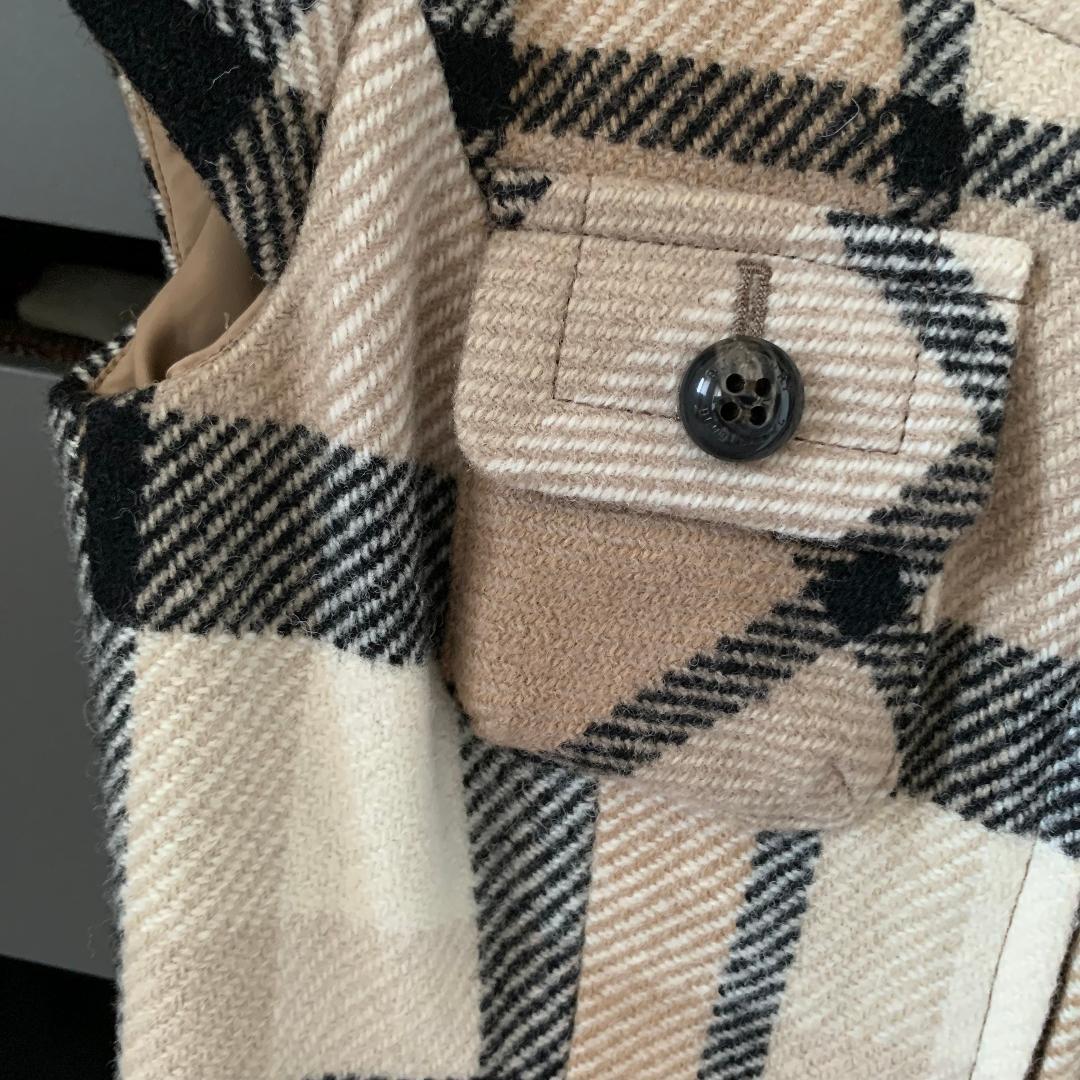 中古　バーバリーブルーレーベル　ワンピース　36サイズ　茶系　ベージュ　チェック