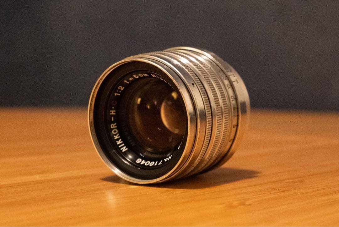 【Nikon】NIKKOR-H.C 50mm f/2 レンズ　オールドレンズ