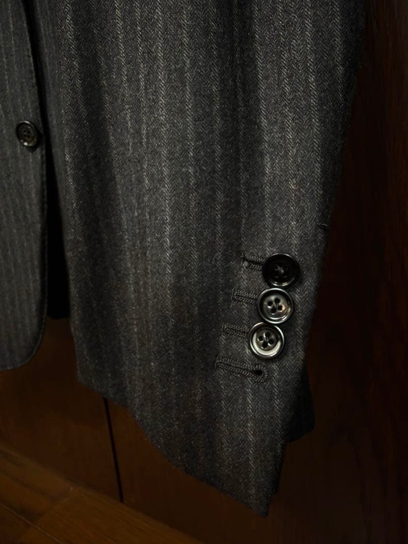 凄!!新品未使用■ZEGNA テーラードジャケットとパンツ グレー