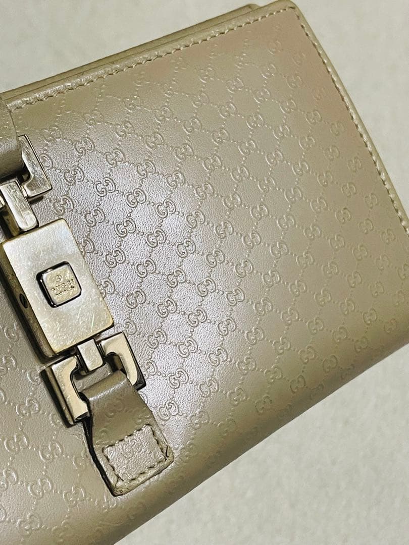 美品　GUCCI マイクロG G 長財布　グッチ