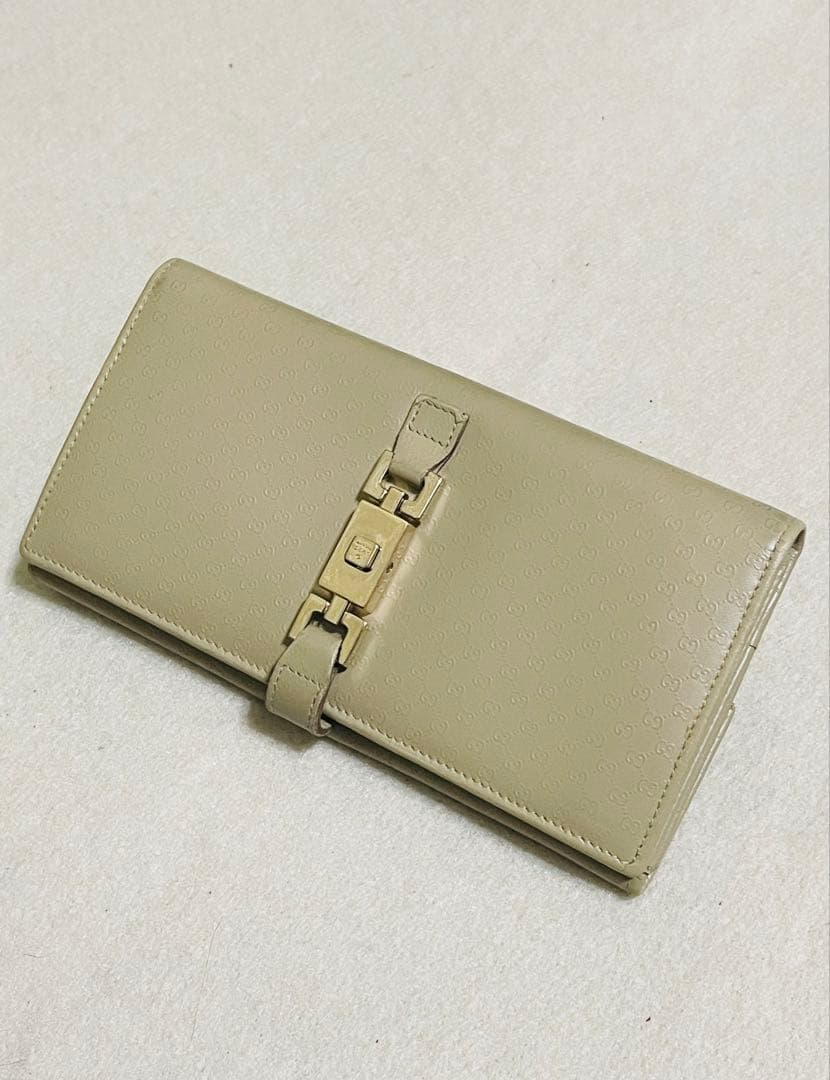 美品　GUCCI マイクロG G 長財布　グッチ