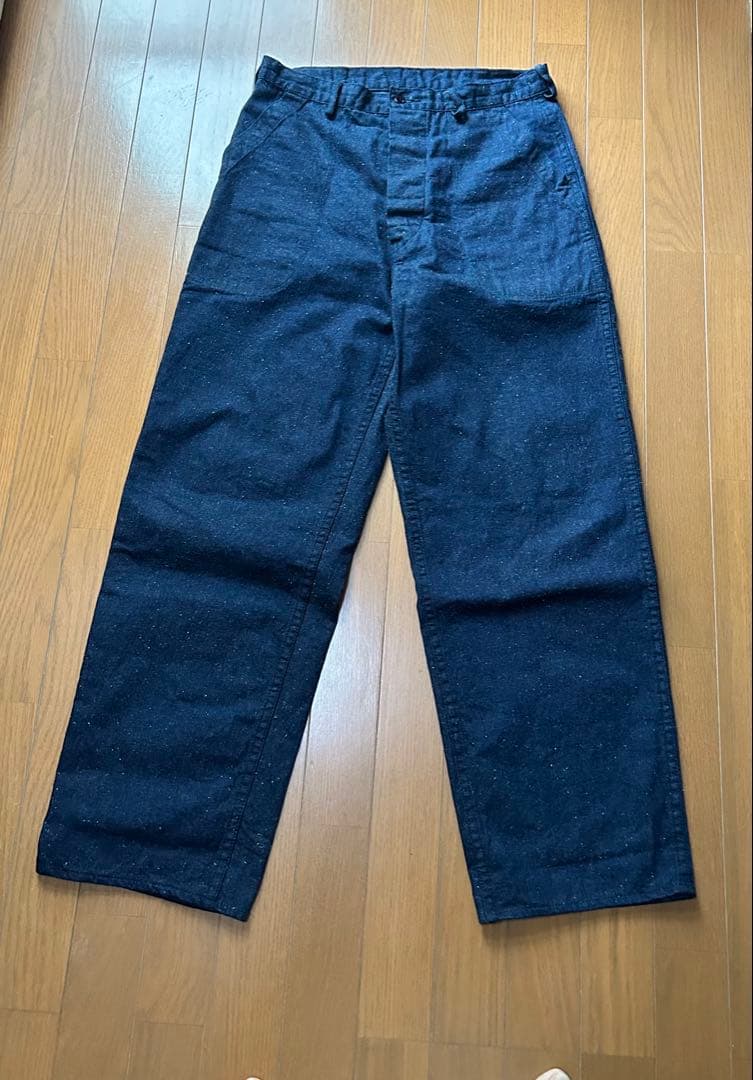 TCBJEANS SEAMENS TROUSERS/USNデッキパンツ 32