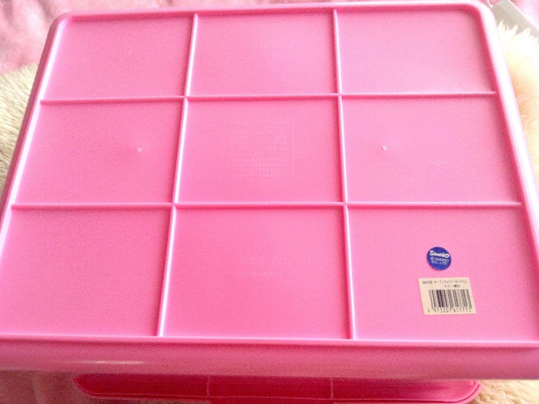 超希少！カオハナキティオープン式BIG収納ケース　BOX　平成レトロ　1997年