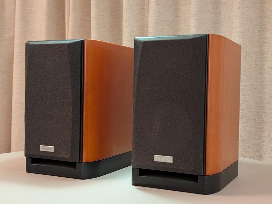 ONKYO D-212EX ブックシェルフ スピーカー 木目調