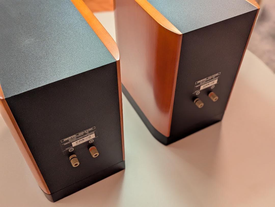 ONKYO D-212EX ブックシェルフ スピーカー 木目調