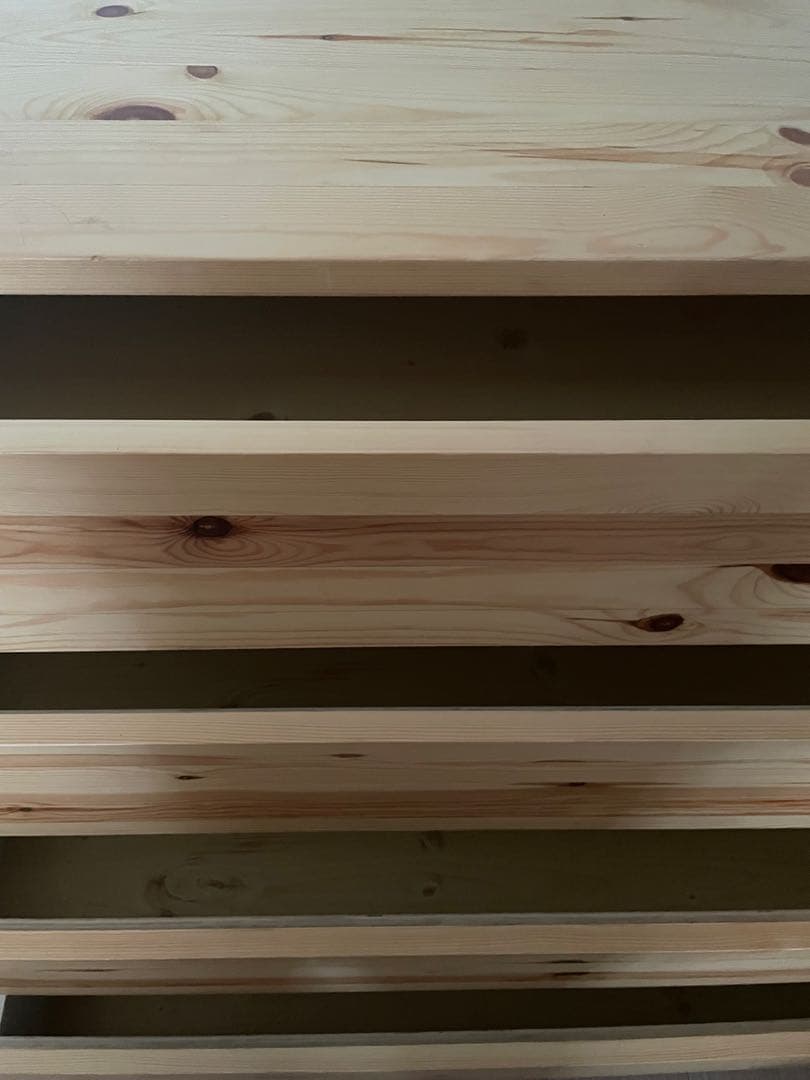 無印良品【廃盤品】幅80cmパイン材チェスト 4段　木のよい香り