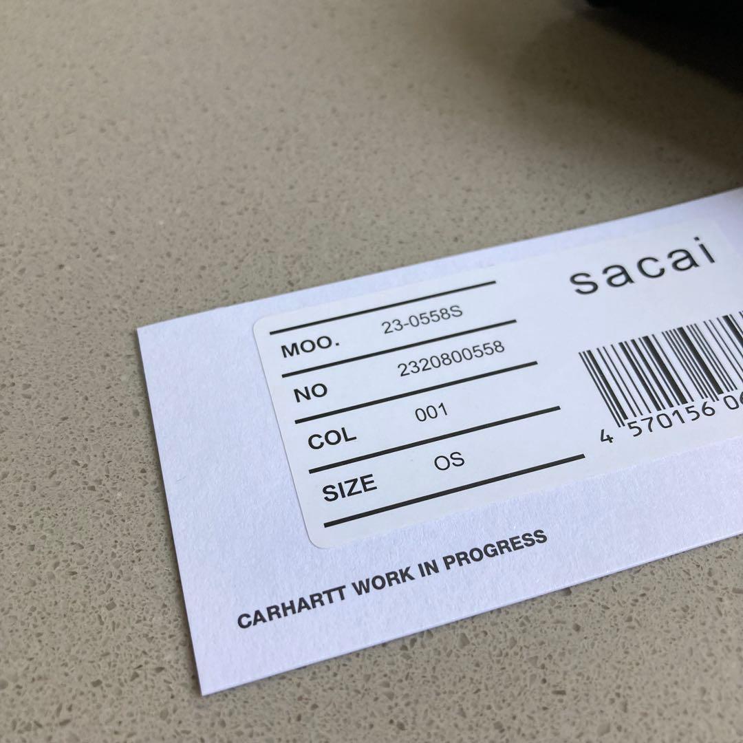 Sacai x Carhartt WIP ブラック ニット帽