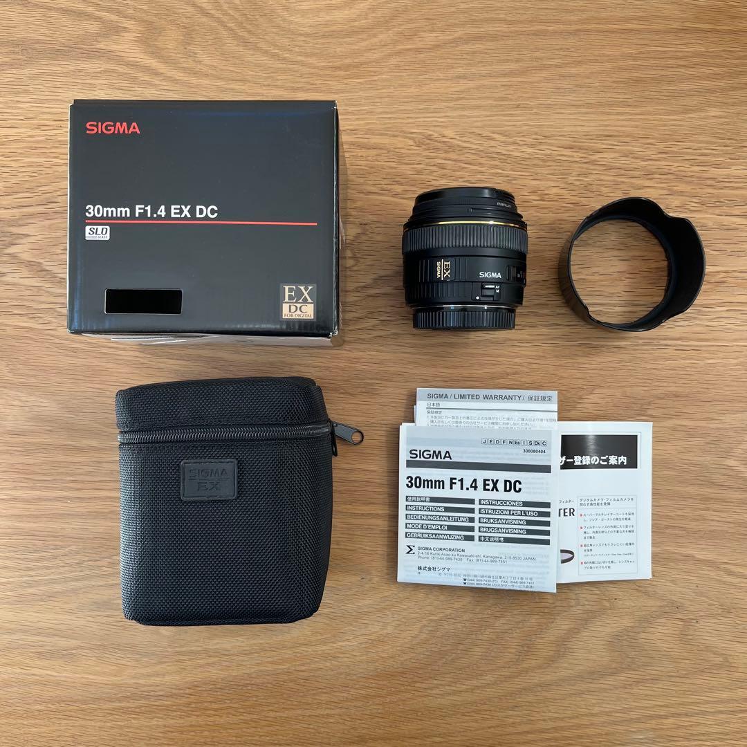 SIGMA 30mm F1.4 EX DC ジャンク品