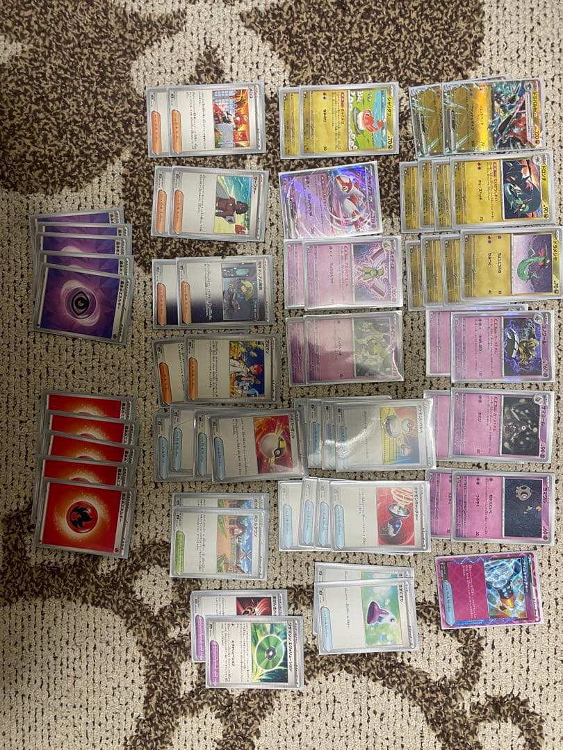 ポケカ引退品　デッキ・スリーブ・ダメカン・プレイマット