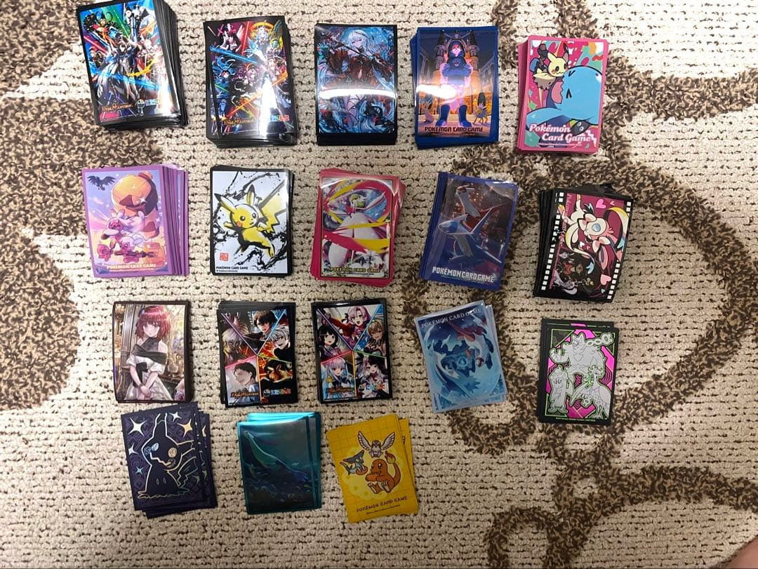 ポケカ引退品　デッキ・スリーブ・ダメカン・プレイマット