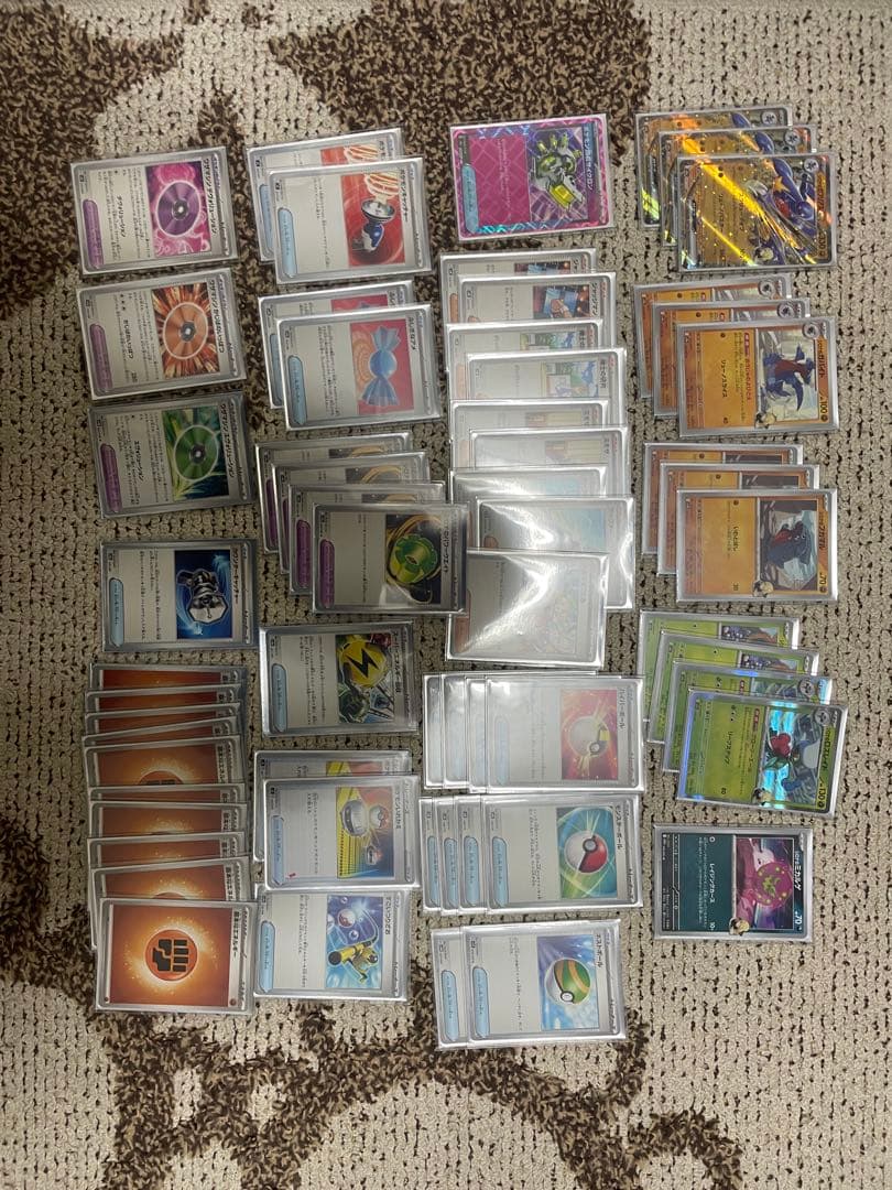 ポケカ引退品　デッキ・スリーブ・ダメカン・プレイマット