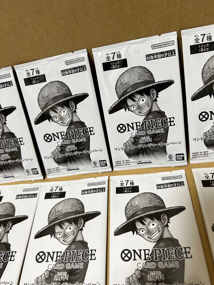 f*d様 ワンピースカード 3周年トレジャーキャンペーン プロモパック 30パッ