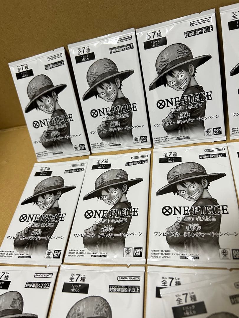 f*d様 ワンピースカード 3周年トレジャーキャンペーン プロモパック 30パッ