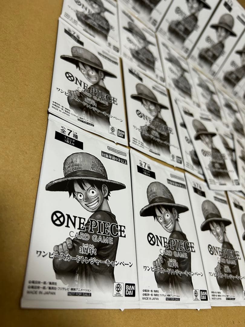 f*d様 ワンピースカード 3周年トレジャーキャンペーン プロモパック 30パッ