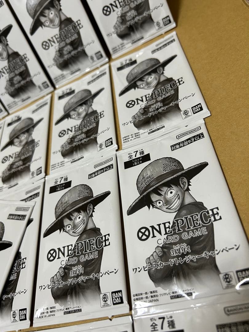 f*d様 ワンピースカード 3周年トレジャーキャンペーン プロモパック 30パッ