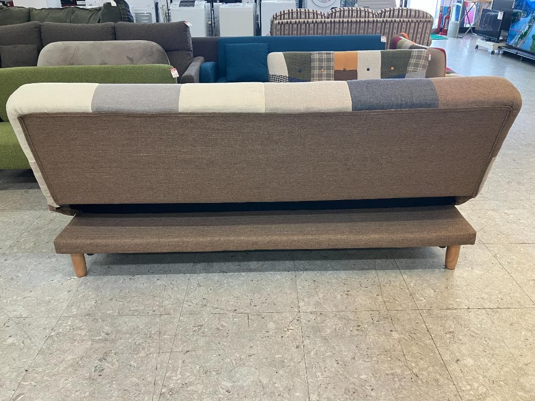 3人掛け カラフルソファベッド