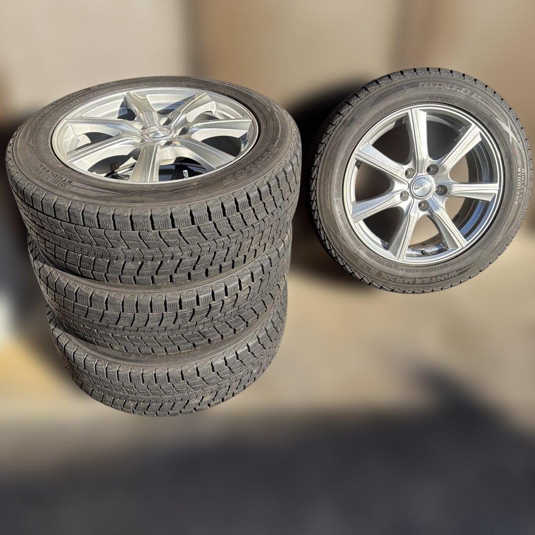 3927 215/60R17 ダンロップ スタッドレス タイヤ ホイール