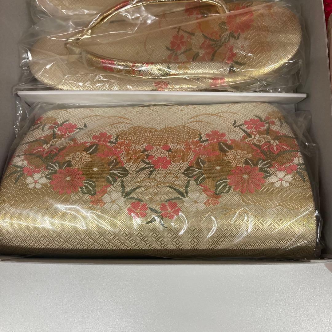 美品⭐︎京都きもの友禅⭐︎赤花柄振袖 正絹 一式セット⭐︎