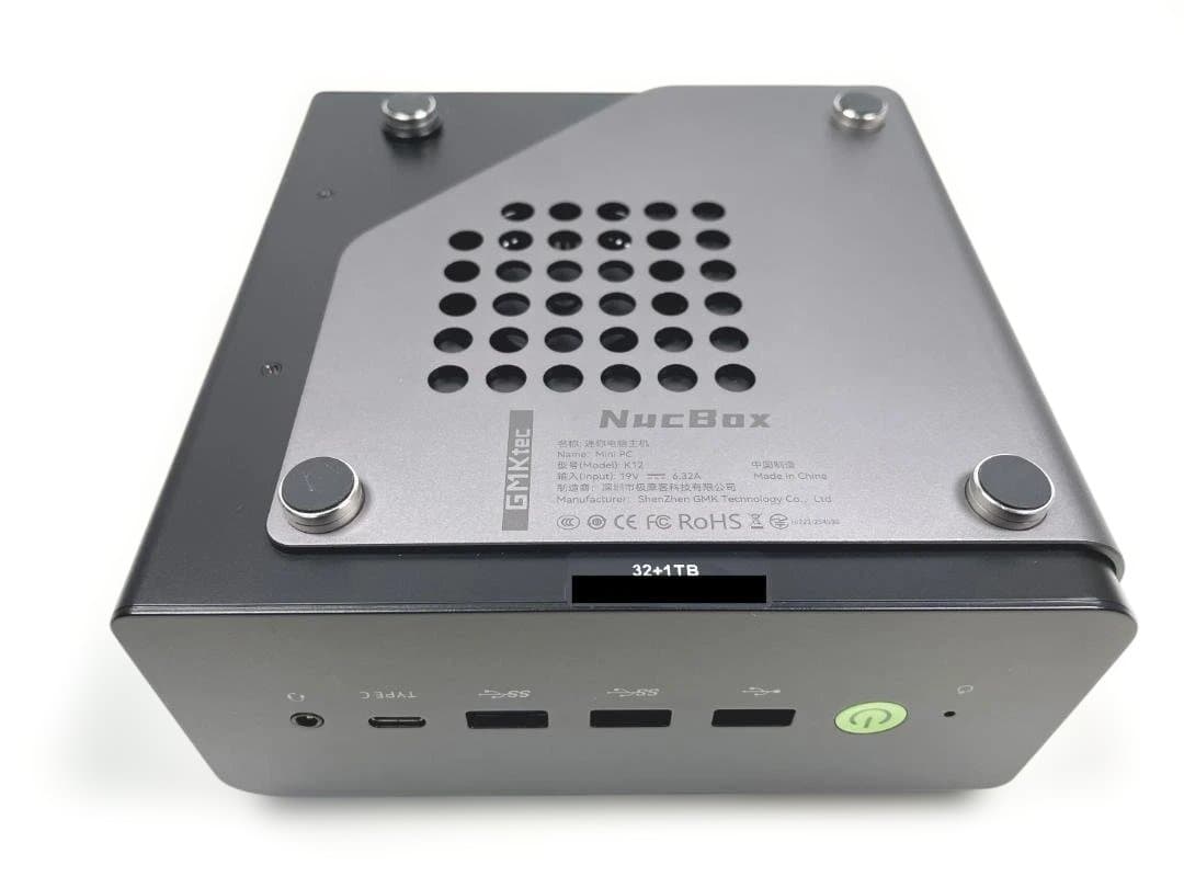 使用短め GMKtec Nucbox K12 ミニPC