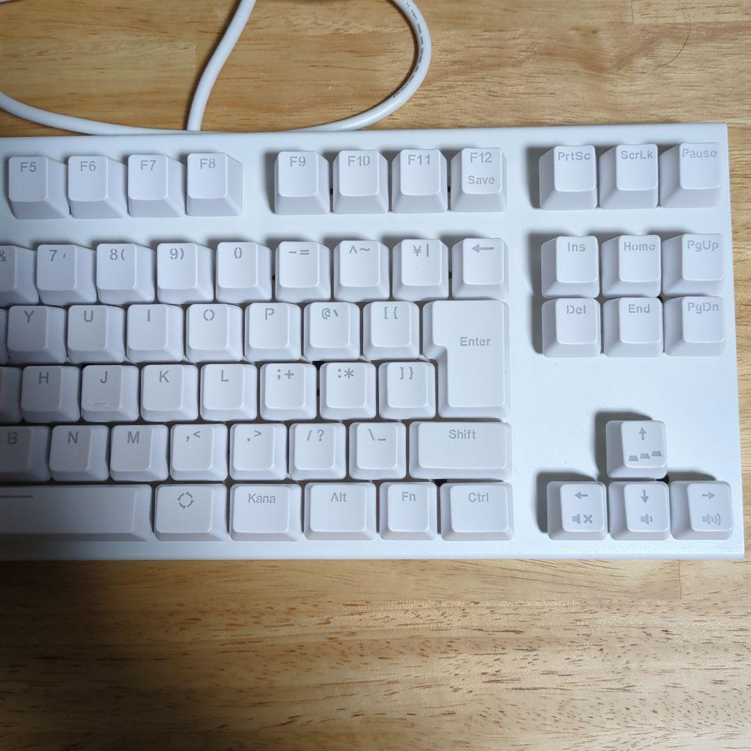 REALFORCE GX1 ホワイト 静音 30ｇ（日本語配列）