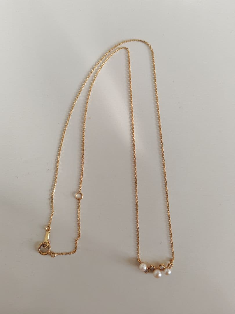 ete パール＆ダイヤモンドネックレス