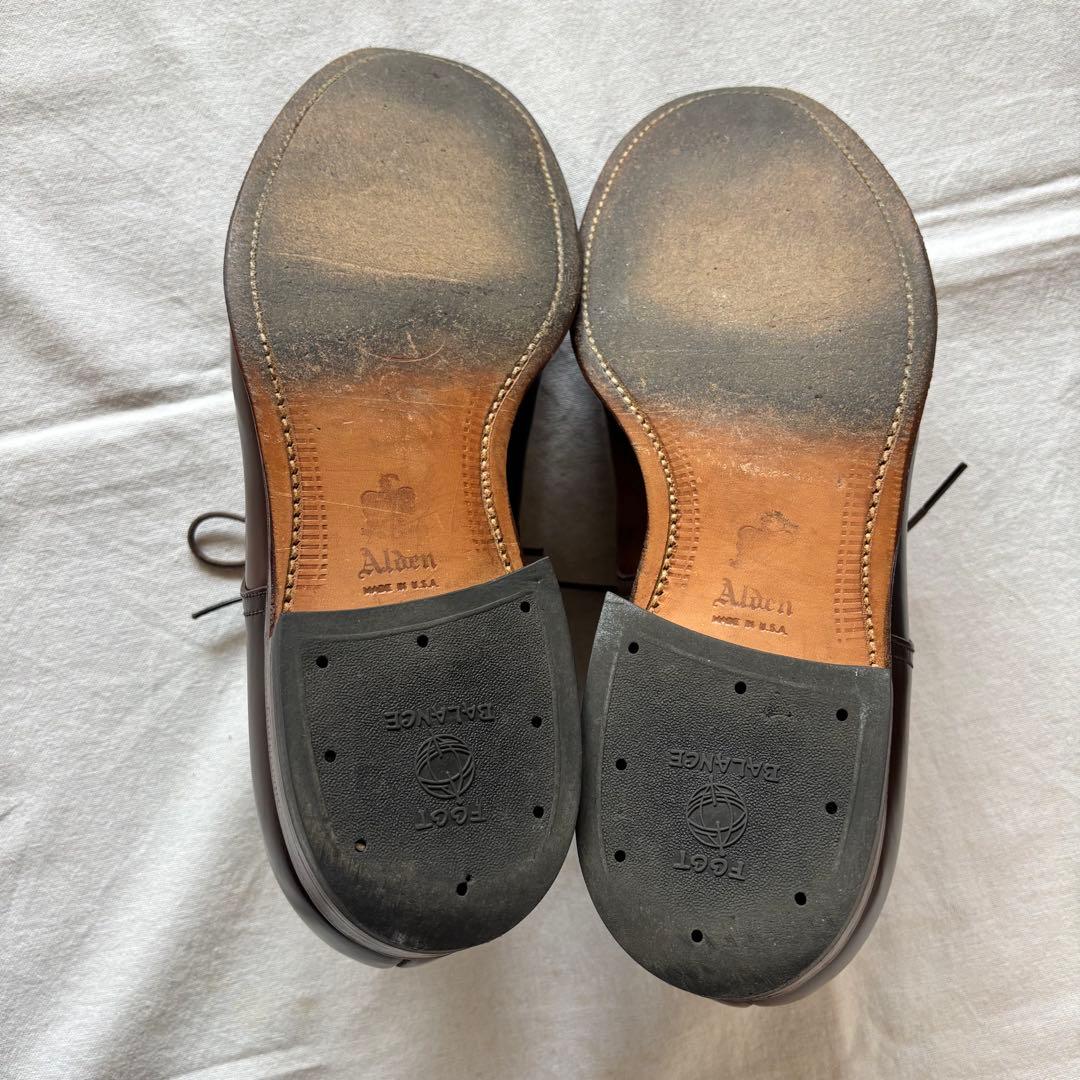 ま*ー様 希少 ALDEN オールデン 125周年記念 Vチップ　ダークブラウン