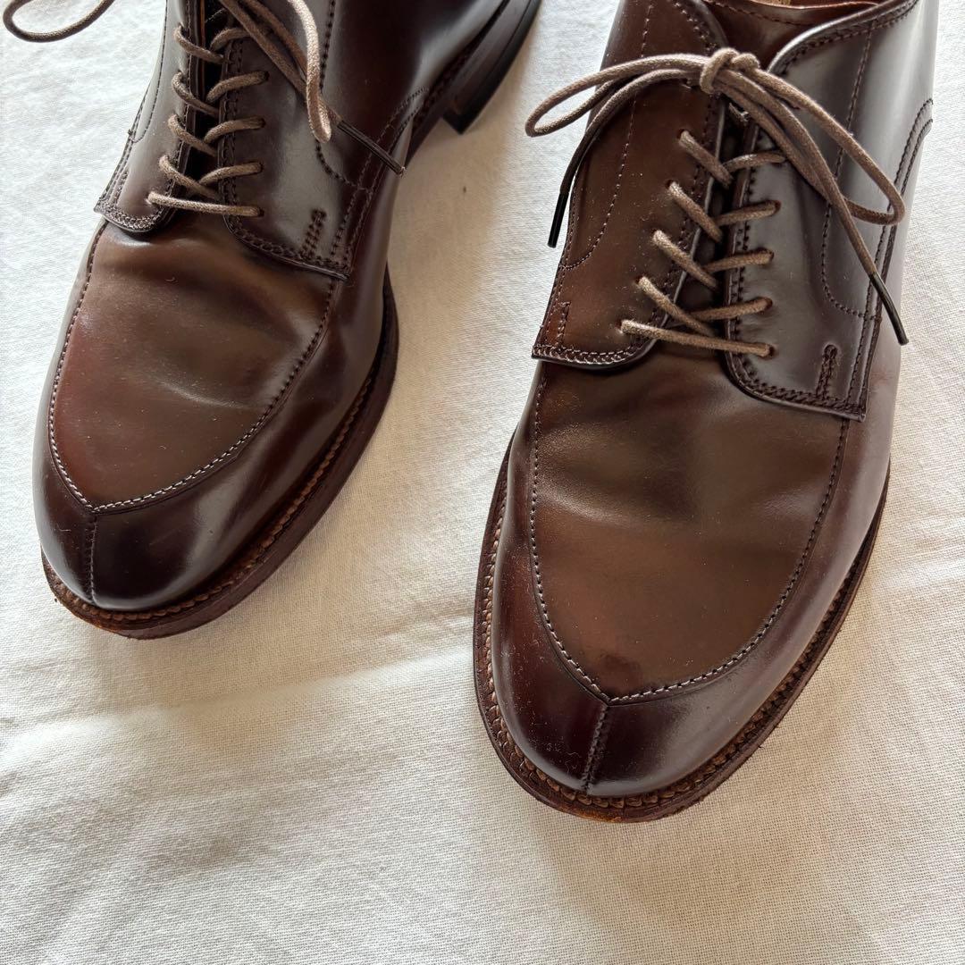 ま*ー様 希少 ALDEN オールデン 125周年記念 Vチップ　ダークブラウン