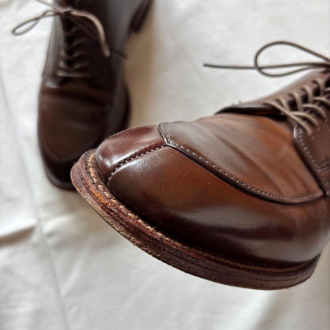 ま*ー様 希少 ALDEN オールデン 125周年記念 Vチップ　ダークブラウン