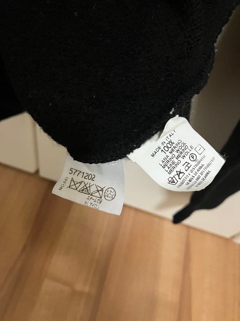 マルジェラ ニット 黒