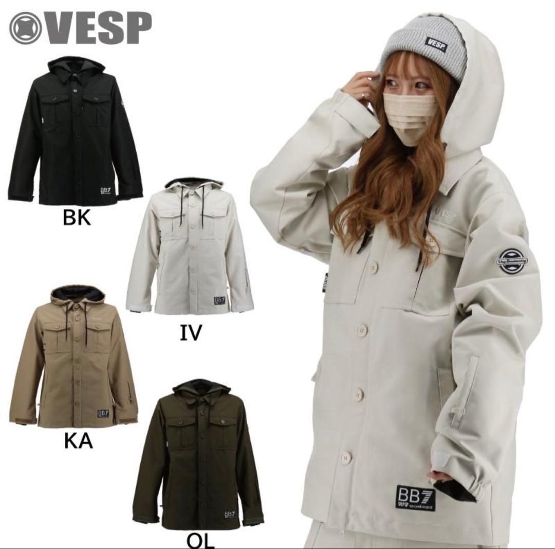 【VESP BB7】ペスプ スノーボード ウェア ジャケット ユニセックスS