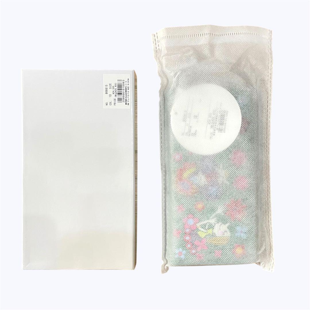 【未使用品】ALBEROBELLO 刺繍デザイン 長財布 グリーン