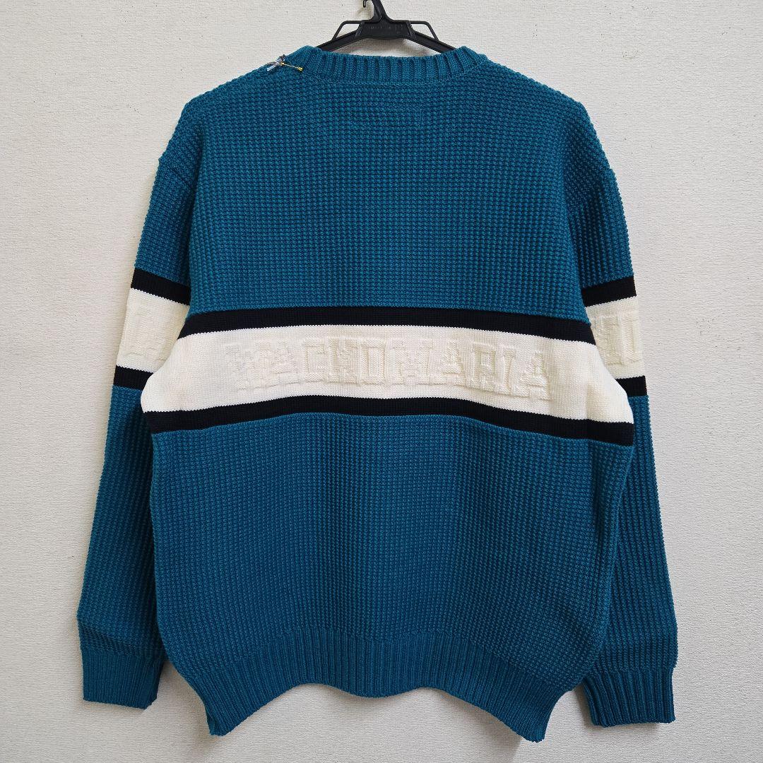 今だけ価格未使用24FWワコマリアWACKOMARIAロゴジャガードセーターL