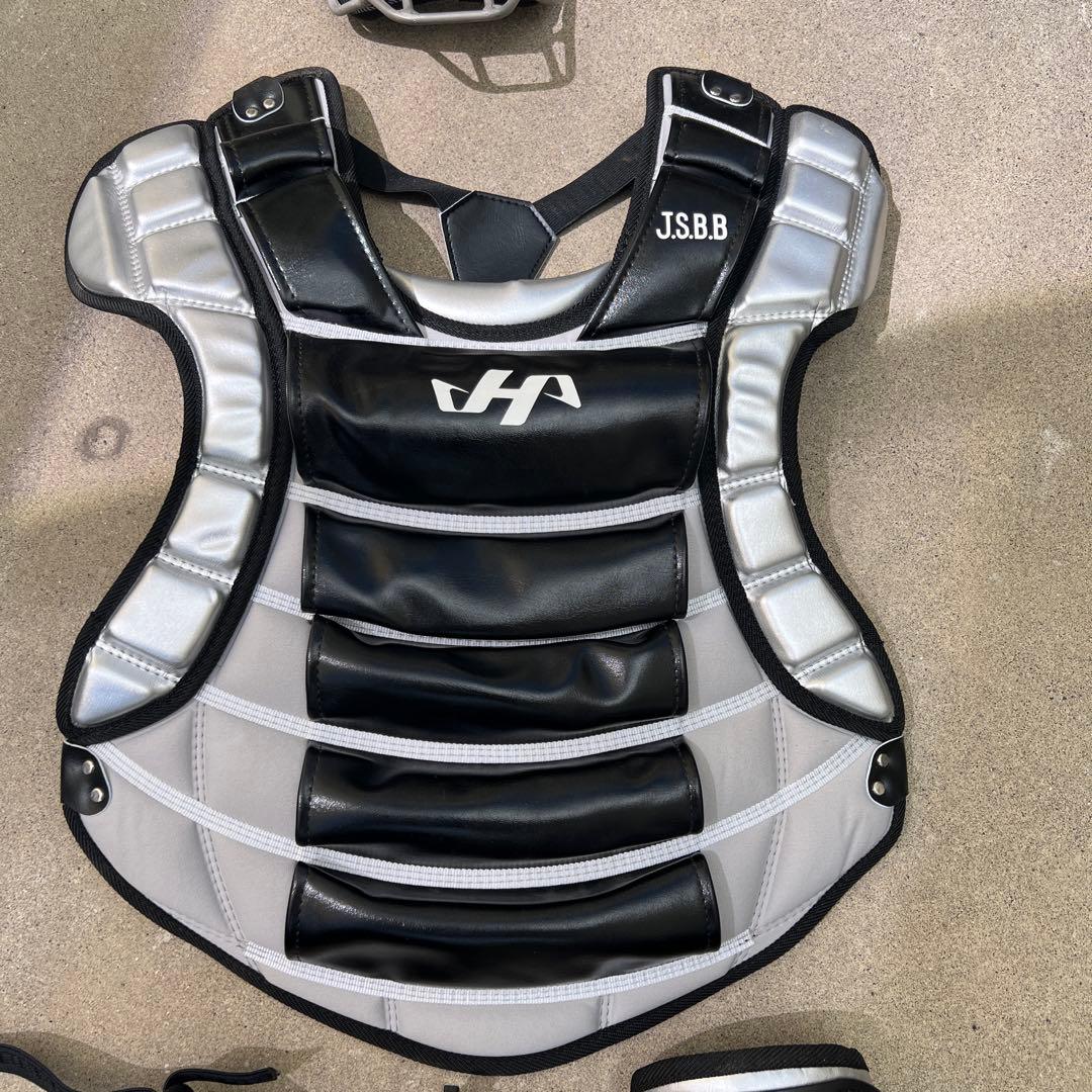 ハタケヤマ　キャッチャー防具セット