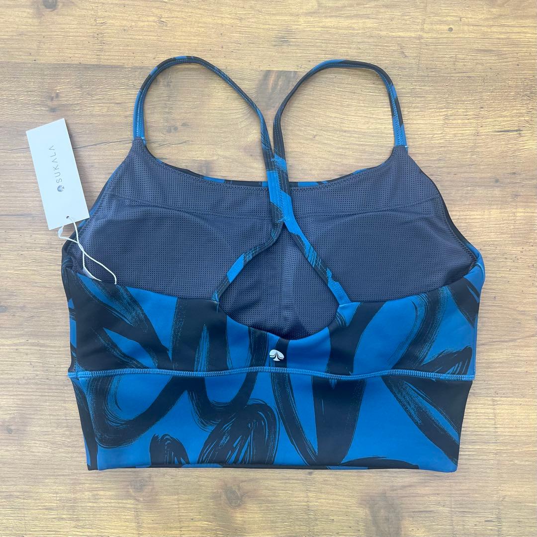 【SUKALA】ハートプリントセパレートタンクトップ(LL/ネイビーブルー)