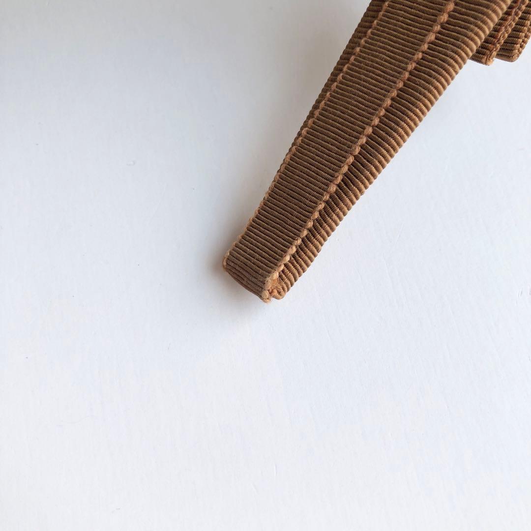 極美品✨フェラガモ ferragamo カチューシャ ヴァラリボン　ブラウン