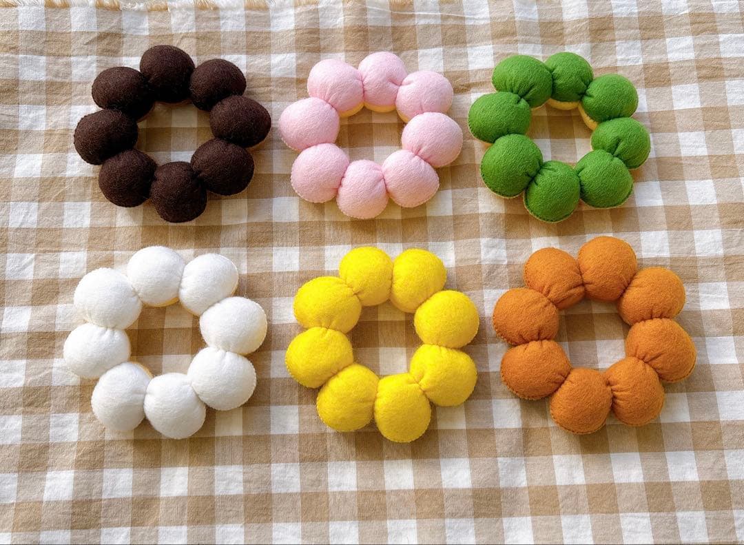 フェルトおままごと　フェルトドーナツ　ハル吉さま