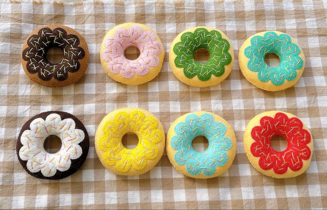 フェルトおままごと　フェルトドーナツ　ハル吉さま