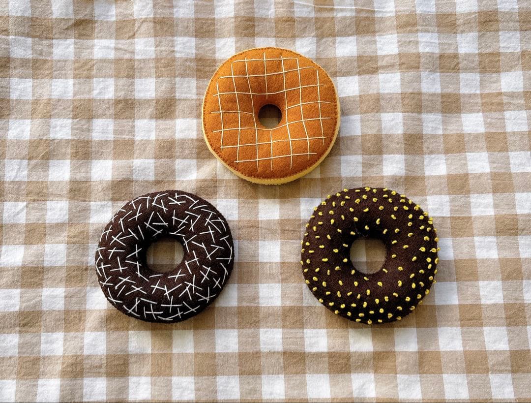 フェルトおままごと　フェルトドーナツ　ハル吉さま