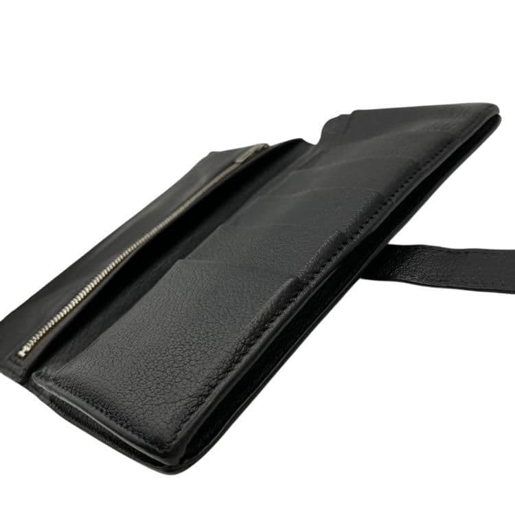 美品 HERMES エルメス ベアン スフレ 長財布 ▢L刻印 ブラック